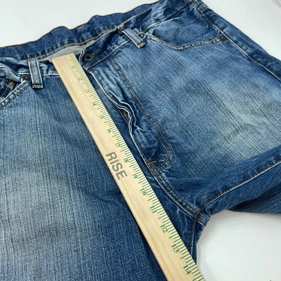 Ralph Lauren Straight Jeans Mens 36x32 blue 1796 - Picture 6 of 9